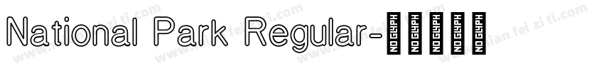 National Park Regular字体转换